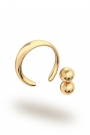 Apollon Double Ball Glans Ring, Gold